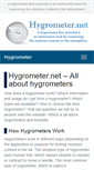 Mobile Screenshot of hygrometer.net